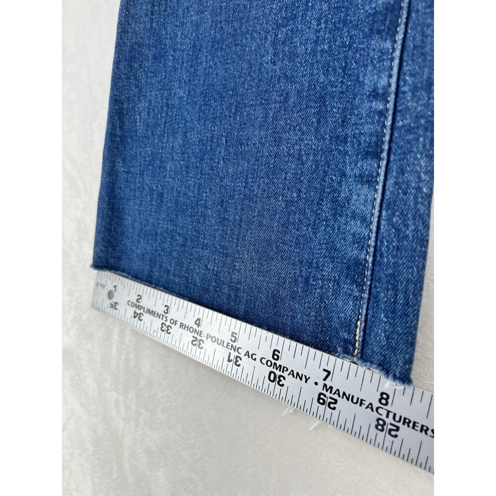 AG-ED Adriano Goldschmied Farrah Boot Crop Jeans Distressed Raw Hem NWT Size 27 - Picture 9 of 9